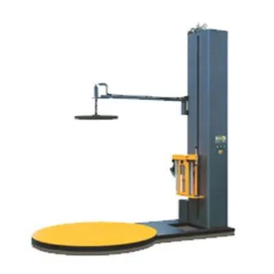 Macchina avvolgitrice per scatole di cartone