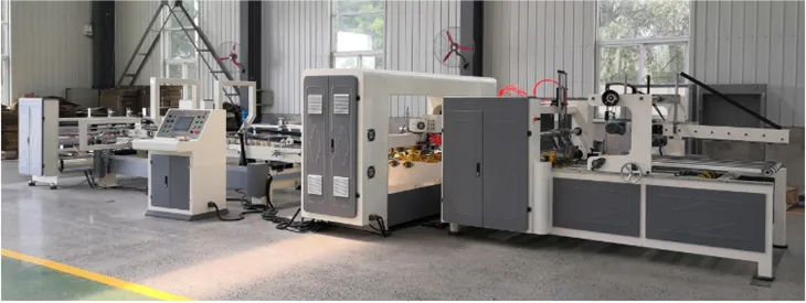 Automatic Carton Gluing And Nailing Integrated Machine